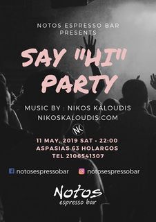 Tonight!!!!!! #party #events #nk #nikoskaloudis #sayhi #dj #notos